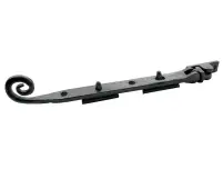 JAB20 Frelan Hardware Jedo Black Antique Range Curly Tail Casement Stay 250mm