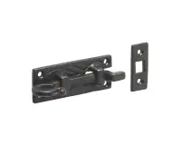 JAB24 Frelan Hardware Jedo Black Antique Necked Bolt 100mm