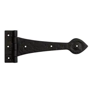 JAB37A Frelan Hardware Jedo Black Antique Gate Hinges 225mm