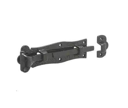 Click Here To Enlarge This Photo Of JAB40 Frelan Hardware Jedo Black Antique Straight Bolt 200mm