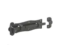 JAB40 Frelan Hardware Jedo Black Antique Straight Bolt 200mm