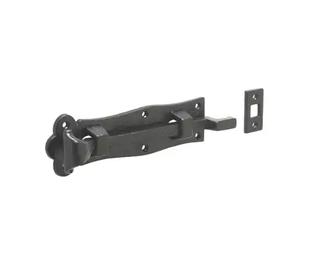Click Here To Enlarge This Photo Of JAB42 Frelan Hardware Jedo Black Antique Necked Bolt 200mm