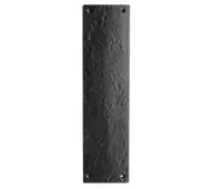 JAB56 Frelan Hardware Jedo Black Antique Range Finger Plate 300mm x 70mm