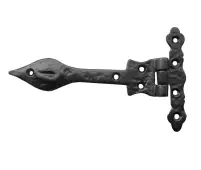 JAB59 Frelan Hardware Jedo Black Antique Gate Hinges 160mm