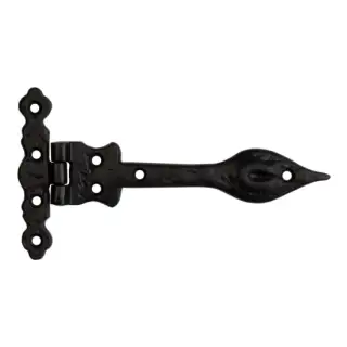 JAB59 Frelan Hardware Jedo Black Antique Gate Hinges 160mm