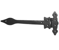 JAB660 Frelan Hardware Jedo Black Antique Gate Hinges 300mm