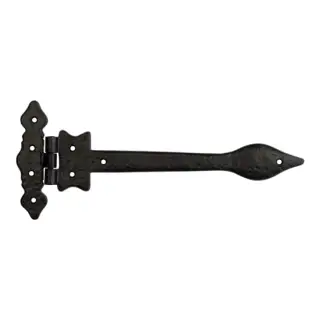 JAB660 Frelan Hardware Jedo Black Antique Gate Hinges 300mm