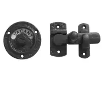 JAB80 Frelan Hardware Jedo Black Antique Indicator Bolt 70mm dia.