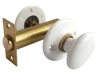 JC17 Frelan Hardware Jedo Porcelain Turn & Release (Rack Bolt Supplied Separately) White