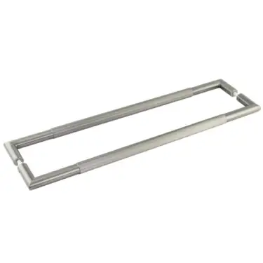 Click Here To Enlarge This Photo Of JGM15 Frelan Hardware Three One Six Linear Back to Back Pull Handles 600mm x 25mm Gun Metal (Marine G316 Stainless Steel)