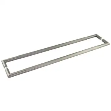 Click Here To Enlarge This Photo Of JGM22 Frelan Hardware Three One Six Linear Back to Back Pull Handles 800mm x 25mm Gun Metal (Marine G316 Stainless Steel)