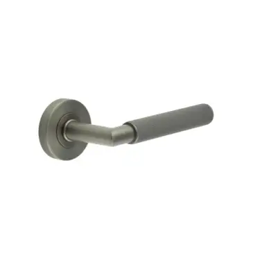 Click Here To Enlarge This Photo Of JGM402 Frelan Hardware Three One Six Linear Door Lever Handles Gun Metal (Marine G316 Stainless Steel)