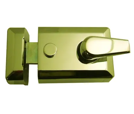 Click Here To Enlarge This Photo Of JL5021PB Frelan Hardware Jedo Standard Stile Night Latch 60mm Polished Brass