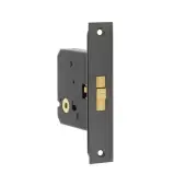 JL840DB Frelan Hardware Jedo Sliding Door Bathroom Lock (56mm Backset) Dark Bronze