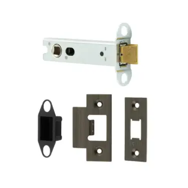 Click Here To Enlarge This Photo Of JL-HDT102AB Frelan Hardware Jedo Heavy Duty Tubular Latch 102mm Antique Brass