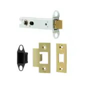 JL-HDT102SB Frelan Hardware Jedo Heavy Duty Tubular Latch 102mm Satin Brass