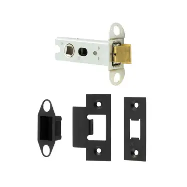 Click Here To Enlarge This Photo Of JL-HDT76BL Frelan Hardware Jedo Heavy Duty Tubular Latch 76mm Black