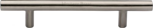Click Here To Enlarge This Photo Of C0361 101-SN Heritage Brass Cabinet Pull Bar Design 101mm ctc Satin Nickel Finish