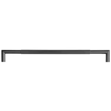 Click Here To Enlarge This Photo Of JMB14 Frelan Hardware Three One Six Linear Bolt Through Pull Handle 600mm x 25mm Matt Black (Marine G316 Stainless Steel)