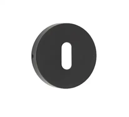 Click Here To Enlarge This Photo Of JMB16 Frelan Hardware Nero Matt Black Standard Escutcheon 52mm Dia.