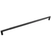 JMB21 Frelan Hardware Three One Six Linear Bolt Through Pull Handle 800mm x 25mm Matt Black (Marine G316 Stainless Steel)