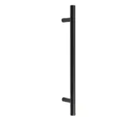 JMB219B Frelan Hardware Nero Matt Black Guardsman Pull Handle 400mm x 19mm x 300mm (Bolt Through)