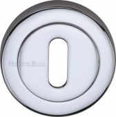 V4000-PC Heritage Brass Key Escutcheon Polished Chrome Finish