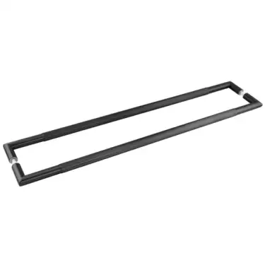 Click Here To Enlarge This Photo Of JMB22 Frelan Hardware Three One Six Linear Back to Back Pull Handles 800mm x 25mm Matt Black (Marine G316 Stainless Steel)