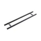 JMB521B Frelan Hardware Three One Six Guardsman Pull Handles 800mm x 32mm x 600mm (Back to Back) Matt Black