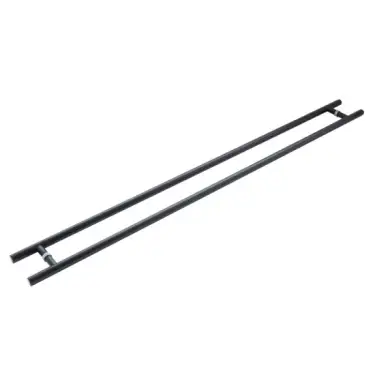 Click Here To Enlarge This Photo Of JMB521D Frelan Hardware Three One Six Guardsman Pull Handles 1800mm x 32mm x 1600mm (Back to Back) Matt Black