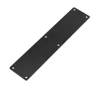 JMB81 Frelan Hardware Nero Matt Black Finger Plate 350mm x 75mm