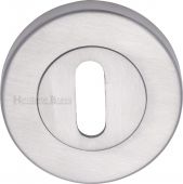 V4000-SC Heritage Brass Key Escutcheon Satin Chrome Finish