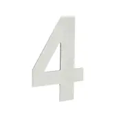 JNSS-4 Frelan Hardware Satin Stainless Steel 150mm Numeral No.4