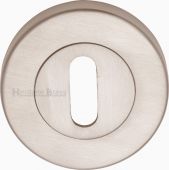 V4000-SN Heritage Brass Key Escutcheon Satin Nickel Finish