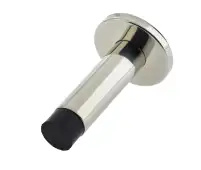 JPS07 Frelan Hardware Polished Stainless Steel Wall Mounted Door Stop (No Rose)  80x48mm