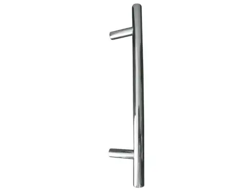 Click Here To Enlarge This Photo Of JPS110A Frelan Hardware Polished Stainless Steel T Bar Cabinet Handle 156mm x 12mm (96mm centres)