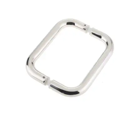 Click Here To Enlarge This Photo Of JPS120A Frelan Hardware Polished Stainless Steel (G304) 150mm x 19mm D Shape Pull Handles (Back to Back)