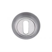 V4002-SC Heritage Brass Key Escutcheon Satin Chrome Finish
