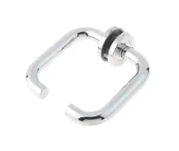 JPS134 Frelan Hardware Venus 19mm Door Handles on 8mm Sprung Rose Grade 304 Polished Stainless Steel