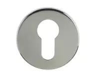 JPS18 Frelan Hardware Polished Stainless Steel (G304) Euro Profile Escutcheon 52x8mm
