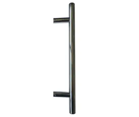 Click Here To Enlarge This Photo Of JPS222A Frelan Hardware Polished Stainless Steel (G304) 25mm Guardsman Pull Handle 400mm x 25mm x 300mm (Bolt Through)