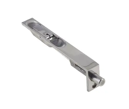 Click Here To Enlarge This Photo Of JPS50 Frelan Hardware Polished Stainless Steel Lever Action Flush Bolt (Square Forend) 150mm x 20mm
