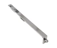 JPS52 Frelan Hardware Polished Stainless Steel Lever Action Flush Bolt (Square Forend) 305mm x 20mm