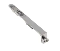 JPS52R Frelan Hardware Polished Stainless Steel Lever Action Flush Bolt (Radius Forend) 305mm x 20mm