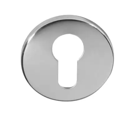 Click Here To Enlarge This Photo Of JSS02 Frelan Hardware Satin Stainless Steel (G304) Euro Profile Escutcheon 52x5mm