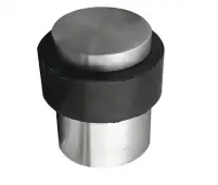 JSS06 Frelan Hardware Satin Stainless Steel Floor Mounted Door Stop (No Rose)  40x30mm