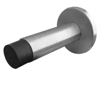 JSS07 Frelan Hardware Satin Stainless Steel Wall Mounted Door Stop (No Rose)  80x48mm