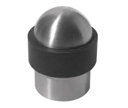 Click Here To Enlarge This Photo Of JSS09 Frelan Hardware Satin Stainless Steel Floor Mounted Door Stop (No Rose)  30x45mm
