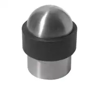JSS09 Frelan Hardware Satin Stainless Steel Floor Mounted Door Stop (No Rose)  30x45mm