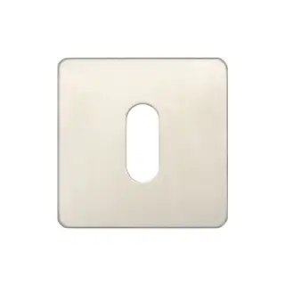 JSS10 Frelan Hardware Satin Stainless Steel Square Standard Keyway Escutcheon 52mm x 52mm